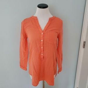Old Navy Coral Long Sleeve Tunic